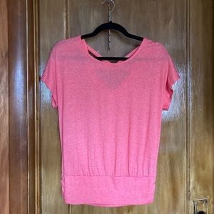 Coral pink top size Size Small